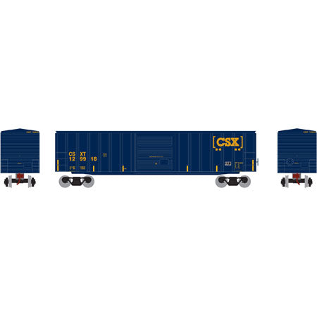 Roundhouse 14823 HO CSX 50' ACF Outside Post Box Car #129918