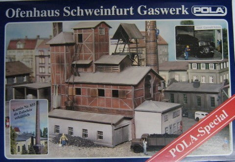 Pola 401 HO "Schweinfurt Gaswerk" Incinerator Building Kit