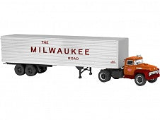 Lionel 6-82846 O Milwaukee 40' Trailer W/ Trailers