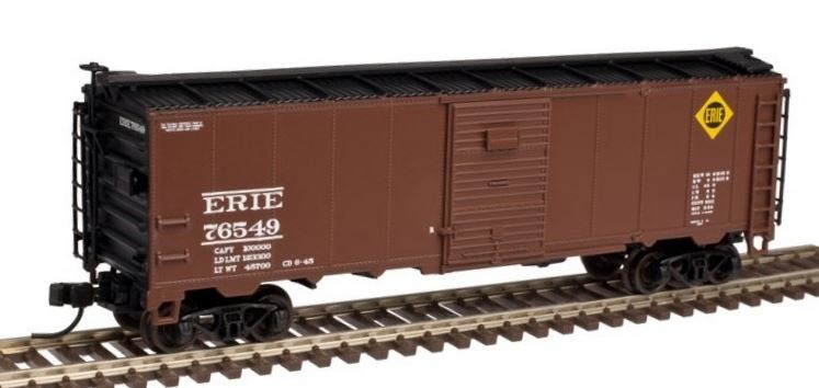 Atlas 20003576 HO Erie 1932 ARA 40' Steel Boxcar #76549