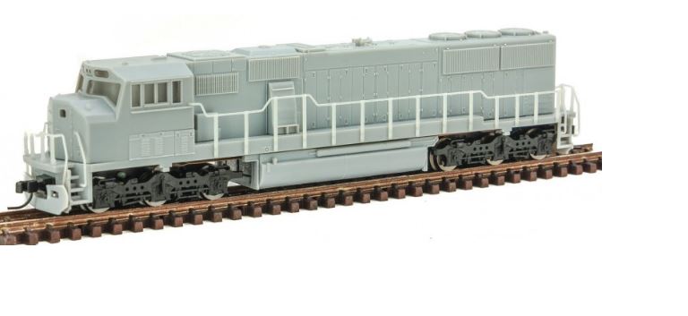 Atlas 40002644 N Undecorated EMD SD60M Diesel Engine with 2-Window Cab