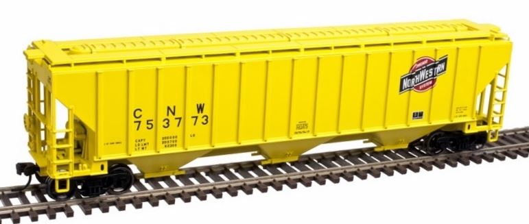 Atlas 50002810 N Chicago & North Western Thrall 4750 Covered Hopper Car #753773
