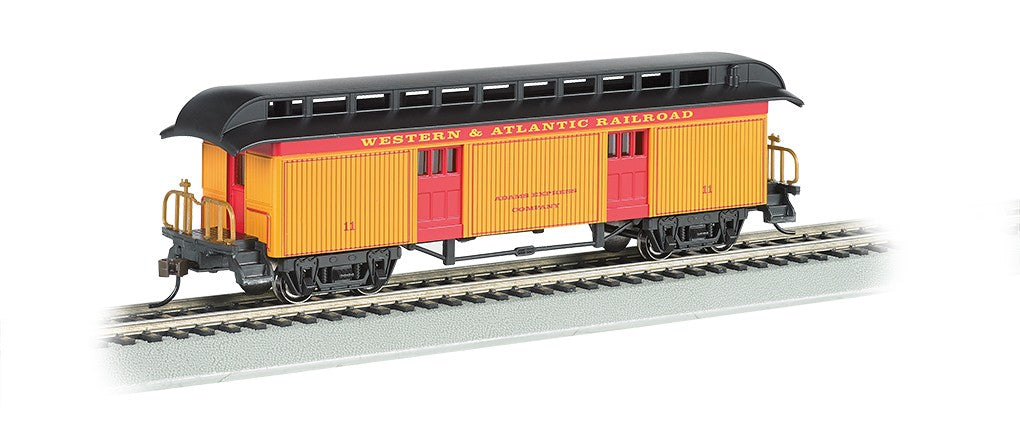 Bachmann 15301 HO Western and Atlantic Railroad 1860-80 Era Baggage Car