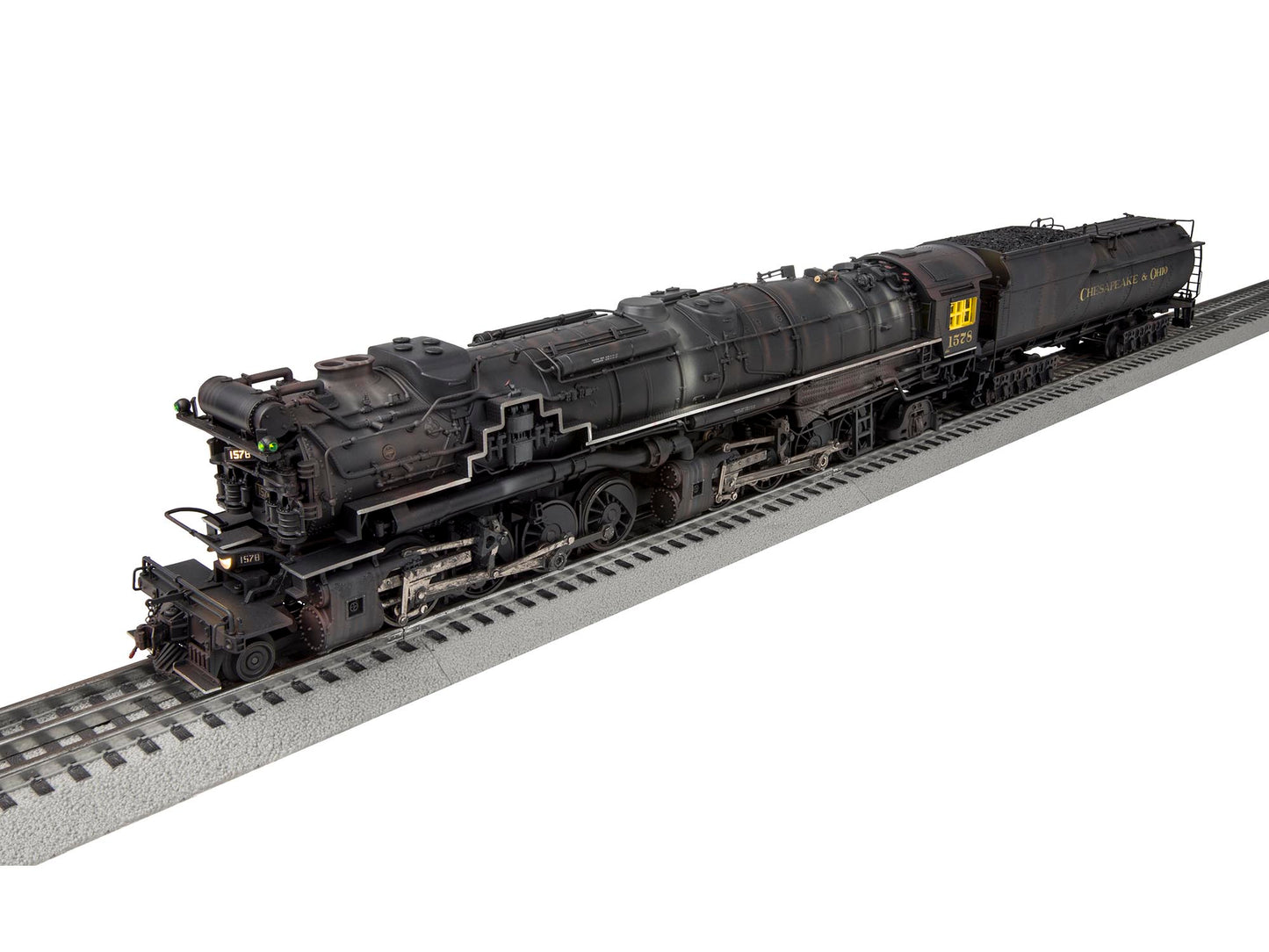 Lionel 6-82994 O Weathered Chesapeake & Ohio 2-8-8-2 H-7 Steam & Tender #1578
