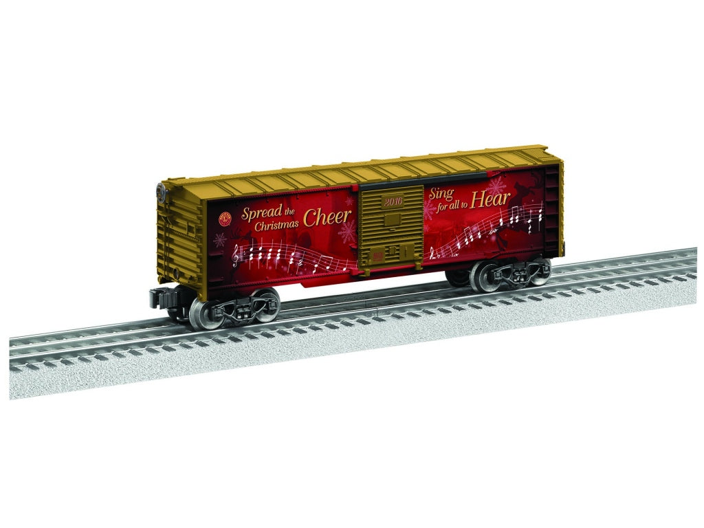 Lionel 6-83175 O 2016 Christmas Music Boxcar with New Sounds
