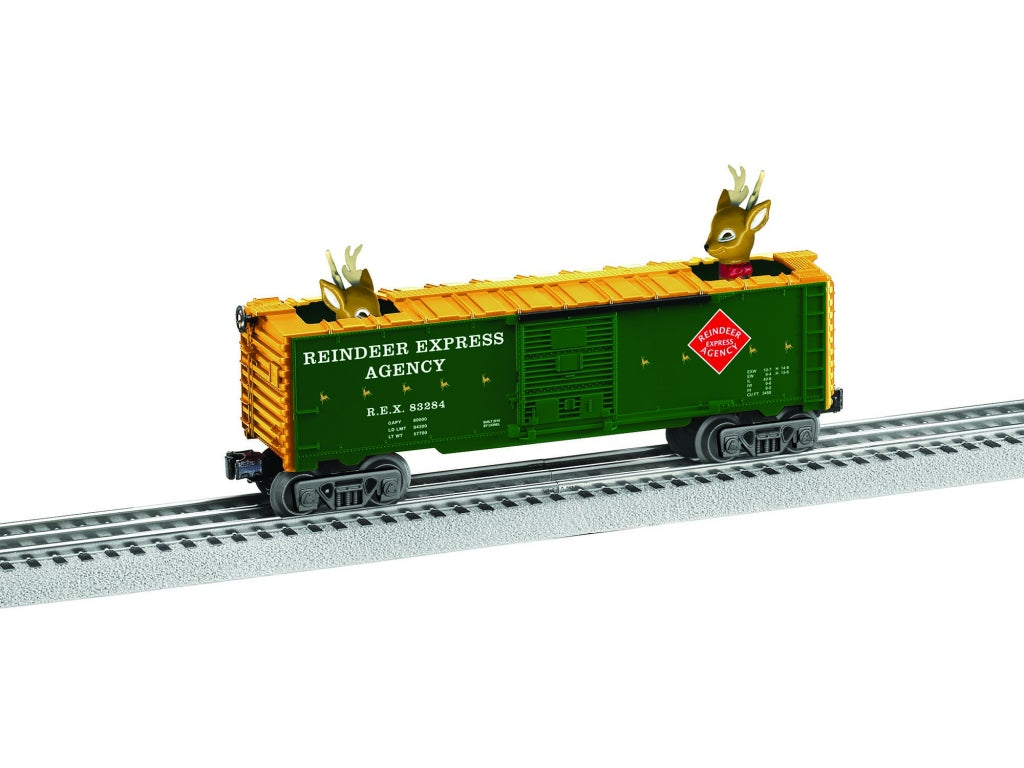 Lionel 6-83284 O Peekaboo Reindeer Operating Boxcar