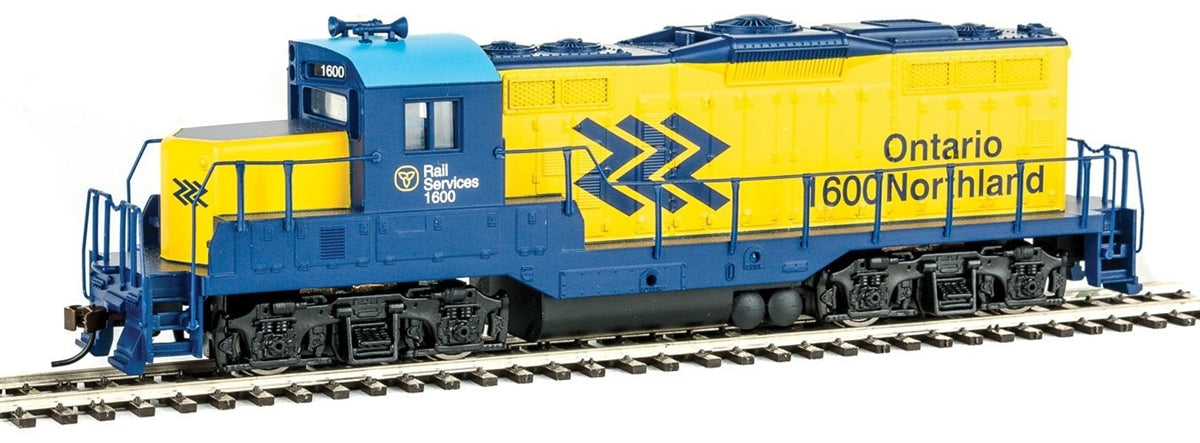 Walthers 931-456 HO Ontario Northland EMD GP9M Diesel Loco - Standard DC #1600