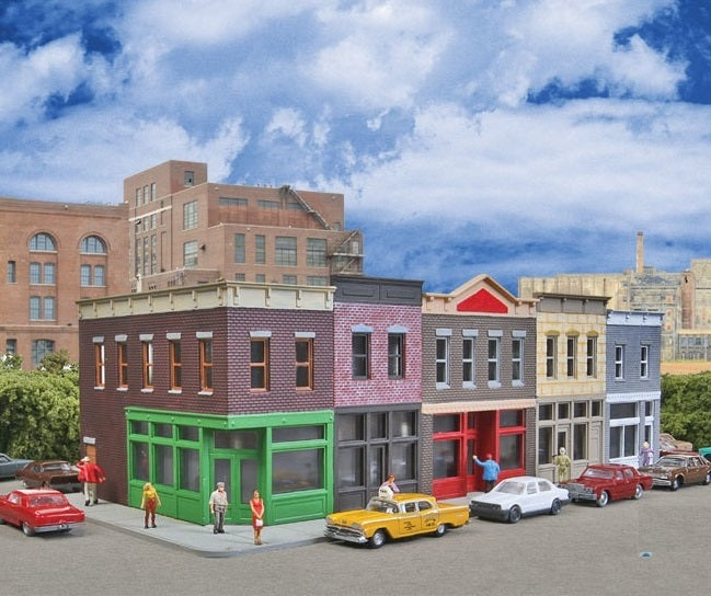 Walthers 933-3850 N Scale Merchant's Row I Model Building Kit