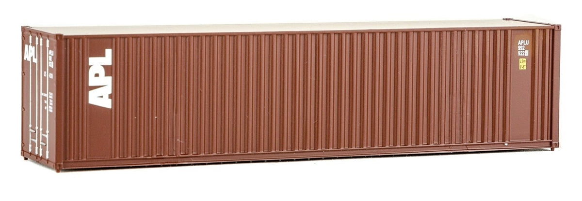 Walthers 949-8213 APL 40' Hi-Cube Corrugated Container with Flat Roof