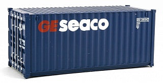 Walthers 949-8064 HO Assembled GE Seaco 20' Corrugated Container