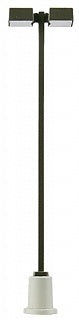 Walthers 949-4320 HO Double Square Modern Parking Lot Light