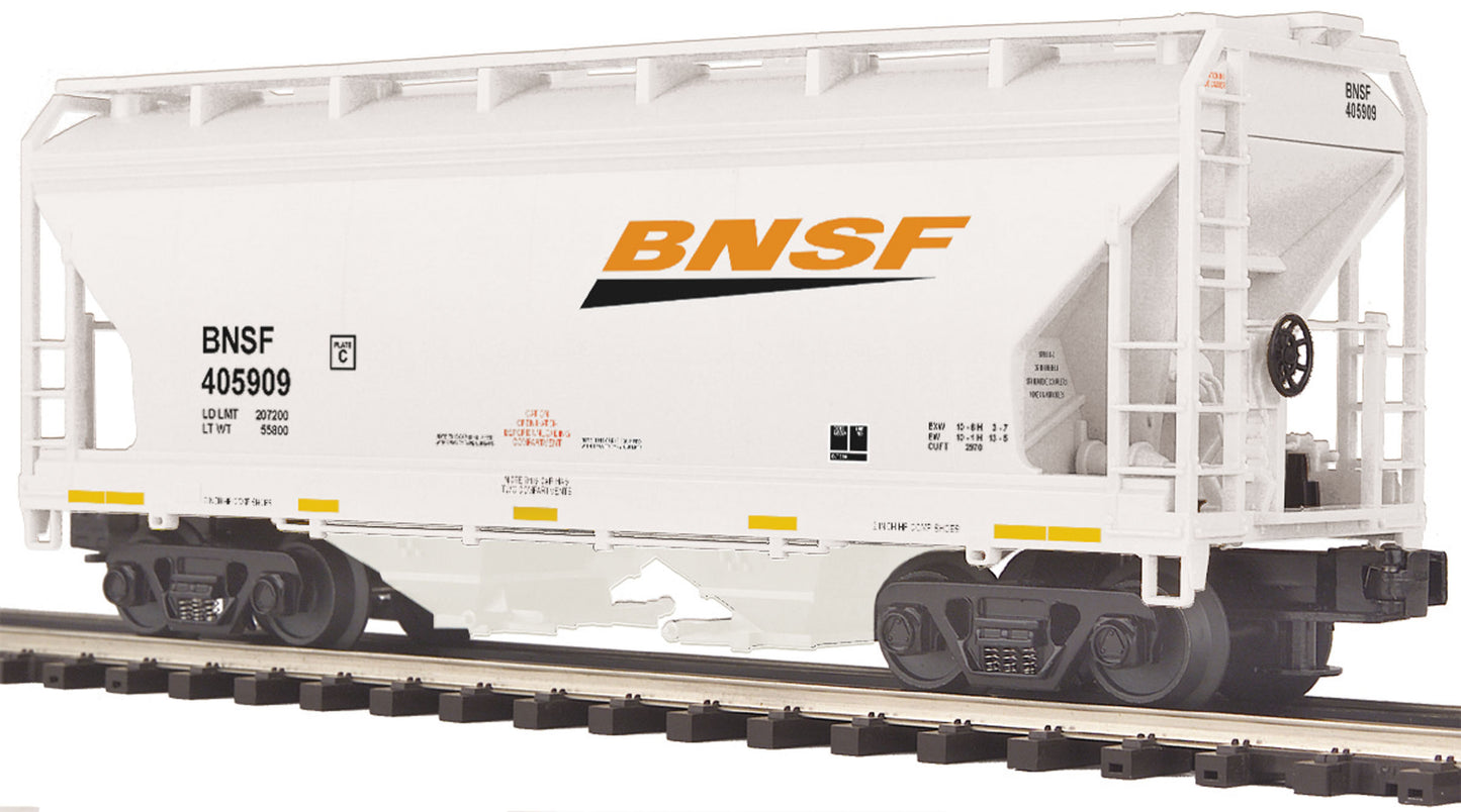 MTH 20-97854 O BNSF Premier 2-Bay Centerflow Hopper #405909