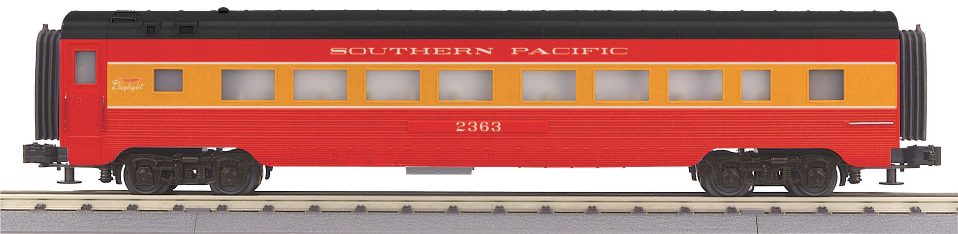 MTH 30-67761 O Gauge Southern Pacific RailKing 60' Streamlined Coach Car #2485