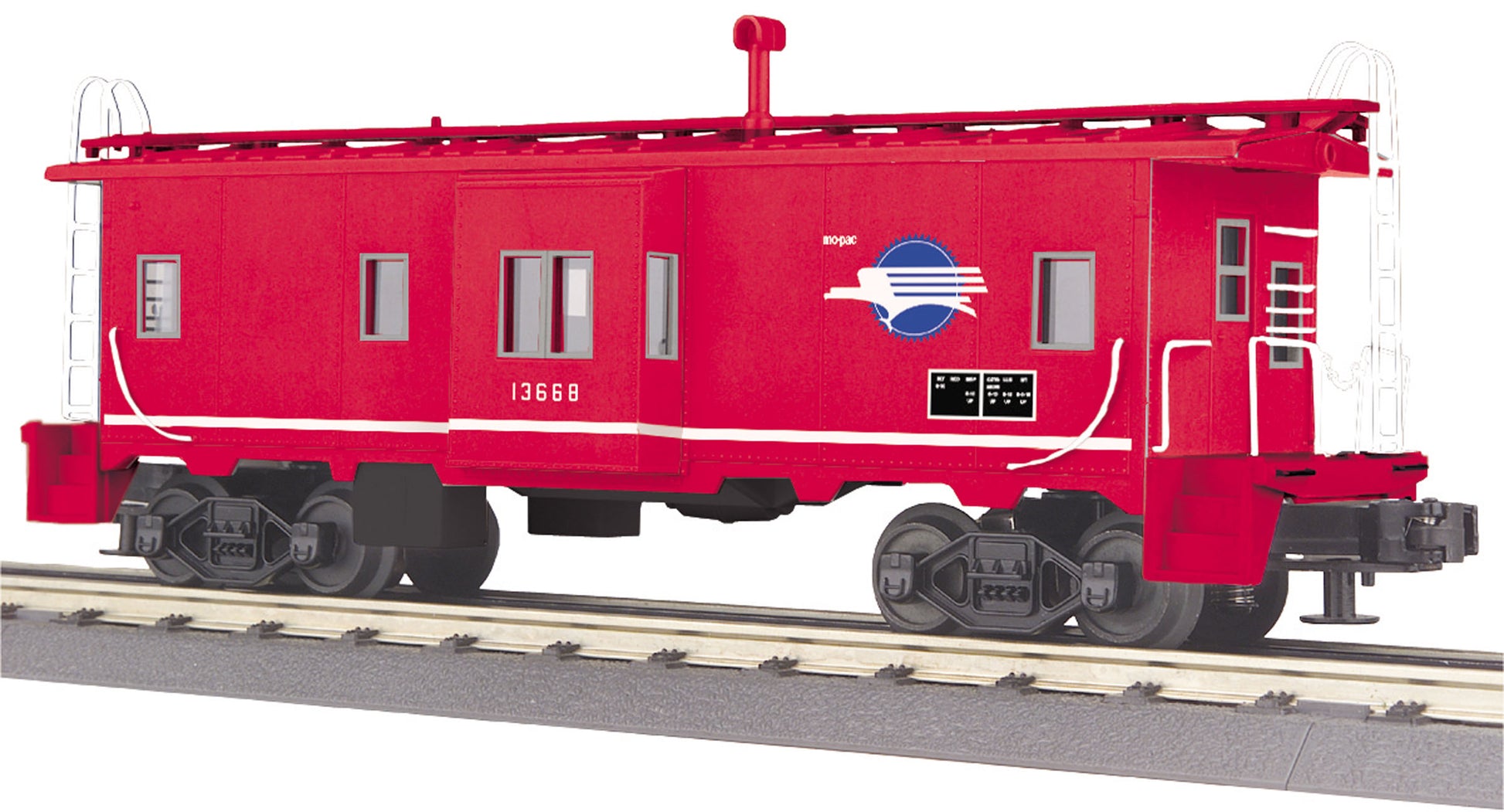 MTH 30-77299 O Gauge Missouri Pacific RailKing Bay-Window Caboose