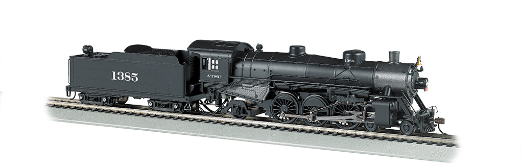 Bachmann 52803 HO Santa Fe 4-6-2 Pacific Locomotive & Tender #1385