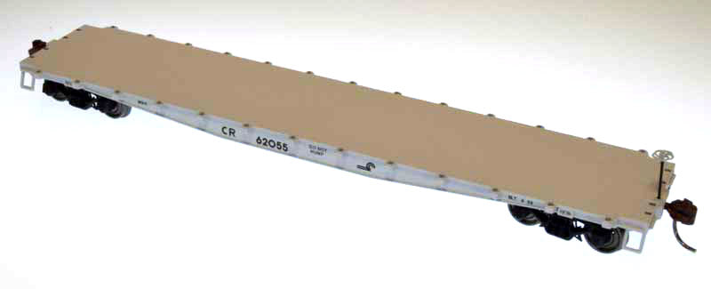 Bowser 41411 HO Conrail F30a 50 Foot Flat Car #62060
