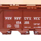 Bowser 41460 HO PRR H-30 Circle Keystone Covered Hopper, Red #254355