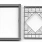 Grandt Line 3743 O Diamond-Patterened Window & Frame