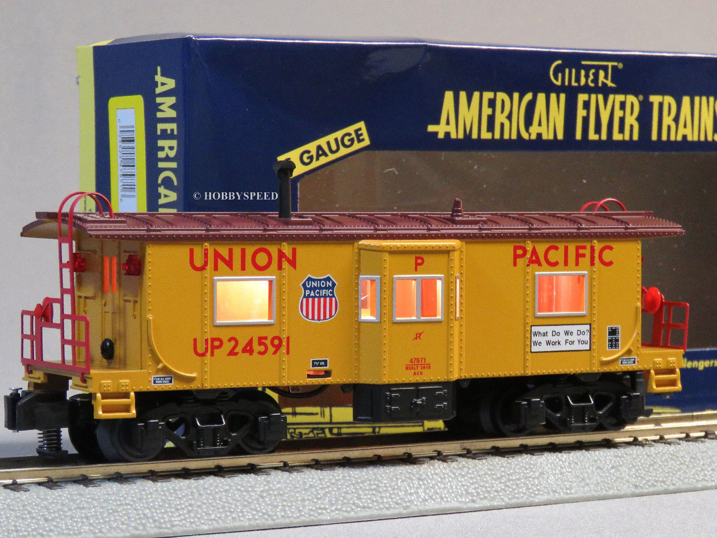 American Flyer 6-47971 S Union Pacific Bay Window Caboose