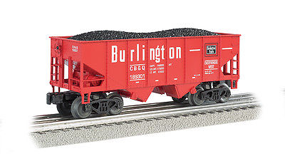 Williams 48207 O CB&Q USRA 55-Ton 2-Bay Hopper w/Load 3-Rail Ready to Run