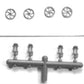 Tichy 3003 HO Brake Wheel & Bracket