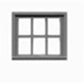 Tichy 8010 HO 42" x 36" 6-Lite Window (12)