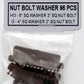 Tichy 8082 HO Square Nut/Bolt/Square Washer (Bag of 96)