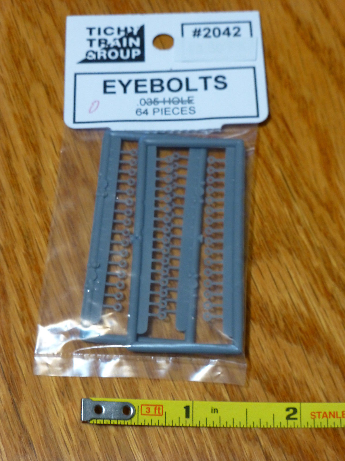 Tichy 65201 O Eyebolts .035 Hole 64 pieces