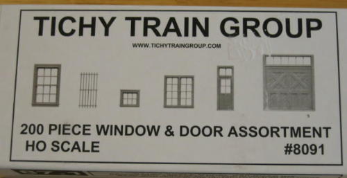 Tichy 8091 HO Window & Door Assortment (Pack of 200)
