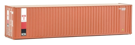 Walthers 949-8220 HO Transamerica 40' Hi-Cube Corrugated Container w/Flat Roof