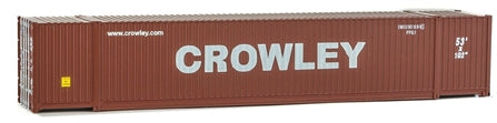 Walthers 949-8519 HO Crowley 53' Singamas Corrugated-Side Container