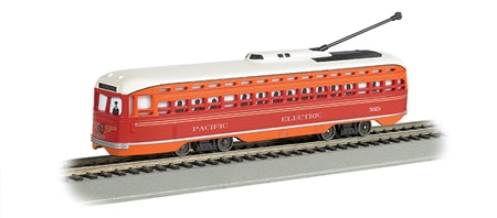 Bachmann 60502 HO Pacific Electric PCC Streetcar with DCC Sound Value