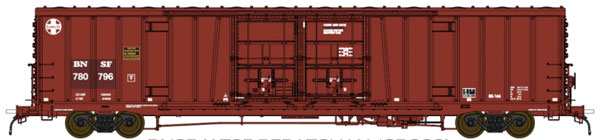 BLMA Models 53052 HO Burlington Northern Santa Fe Bx-166 60' Beer Car #780839