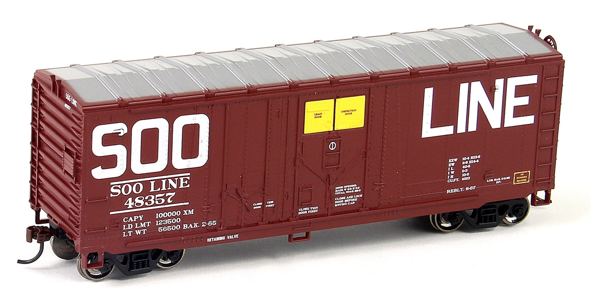 Roundhouse 14503 HO Soo Line 40' Grain Box Car #48357