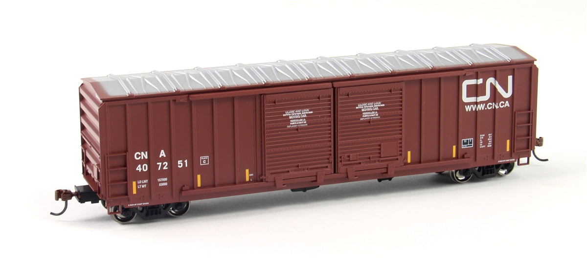 Roundhouse 97913 HO Canadian National 50' FMC 5283 Double Door Box Car #407312
