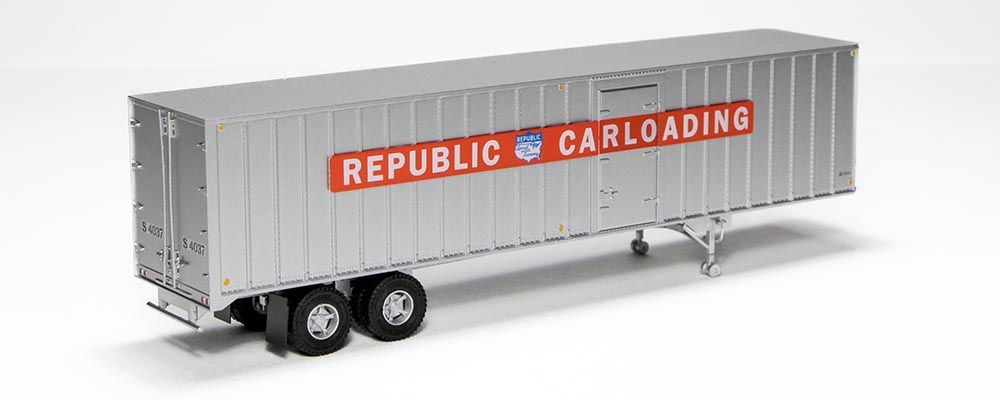 Rapido Trains 403032 HO Republic Carloading 40' Exterior-Post Volume Van #S 4037