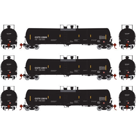 Athearn 98458 HO CGTX 30,000-Gallon Ethanol Tank Car RTR #2 (3)