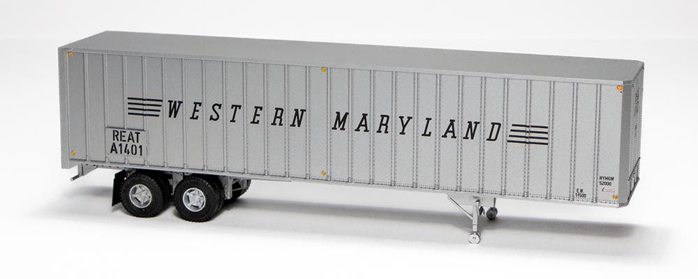Rapido Trains 403035 HO WM 40' Fruehauf Exterior-Post Volume Van #A1401