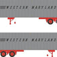 Rapido Trains 403036 HO Western Maryland 40' Fruehauf Exterior-Post Volume Van
