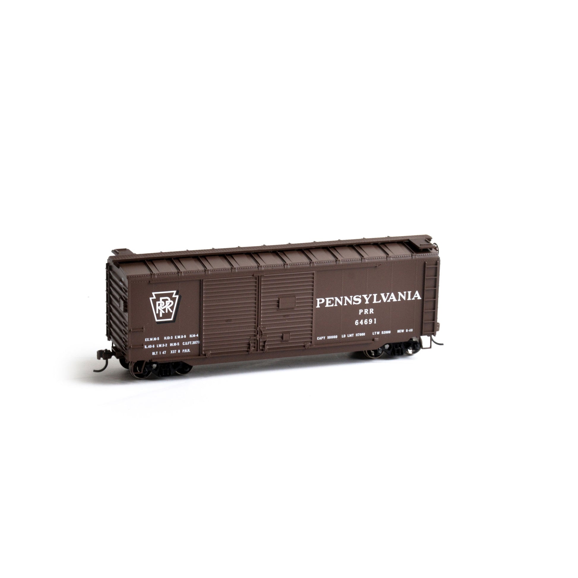 Athearn 14739 HO Pennsylvania 40' Double Door Box Car RTR #64691