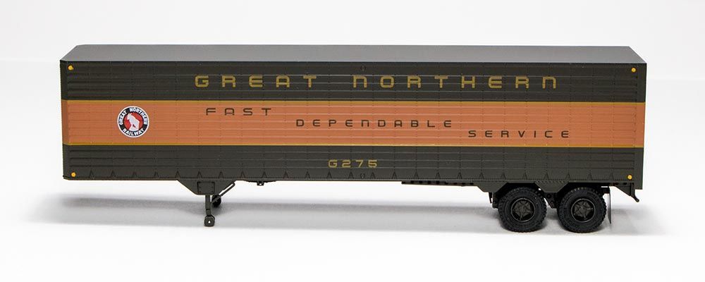 Rapido Trains 403041 HO Great Northern 40' Fruehauf Fluted Side Volume Van #G279