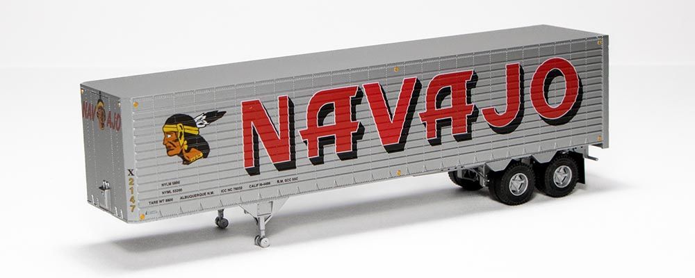 Rapido Trains 403043 HO Navajo 40' Fruehauf Fluted Side Volume Van #X2147