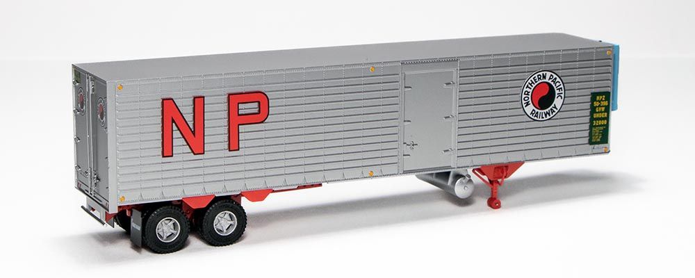 Rapido Trains 403048 HO NP 40' Fruehauf Fluted Side Volume Van #50-396