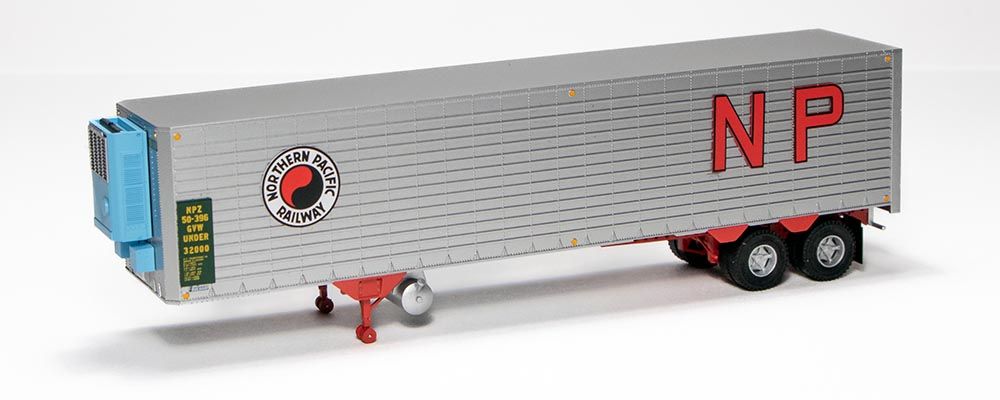 Rapido Trains 403048 HO NP 40' Fruehauf Fluted Side Volume Van #50-396