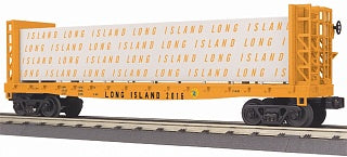 MTH 30-76646 O Long Island Bulkhead Flat Car w/ Lumber Load