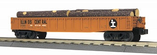 MTH 30-72181 O Illinois Central Gondola w/Log Load