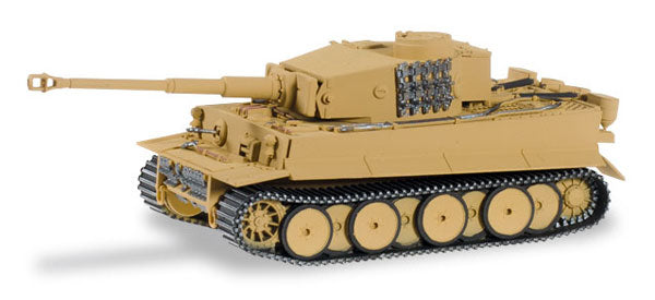 Herpa 745512 HO Roco Mini Tanks - Tiger Tank Early Version, Assembled in Brown
