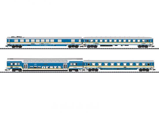 Trix 15390 N Vogtlandbahn ALEX Passenger Car Set (4)