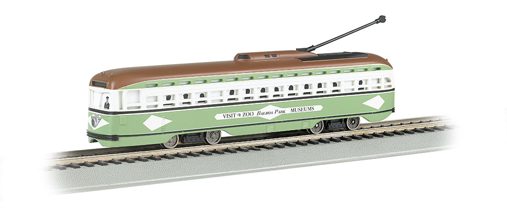 Bachmann 60501 HO Visit Zoo San Diego PCC Streetcar W/DCC Sound Value # 529