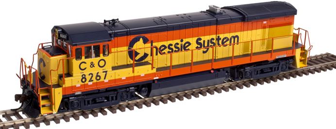 Atlas 10002085 HO Chessie C&O GE B30-7 Low-Nose Diesel Loco Sound/DCC #8267